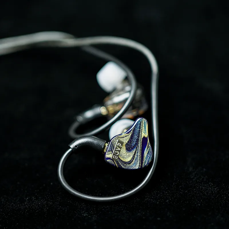 BGVP Butterfly Pro 1DD+1BA Hybrid IEM Gaming Headset HiFi Earphone Wired Iem 官网产品图