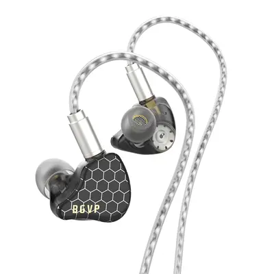 BGVP Scale 2DD In Ear Monitor Earphone 6D Sound Effects Gaming Headset HiFi Wired Bass Stereo Earpiece Music IEM 官网产品图