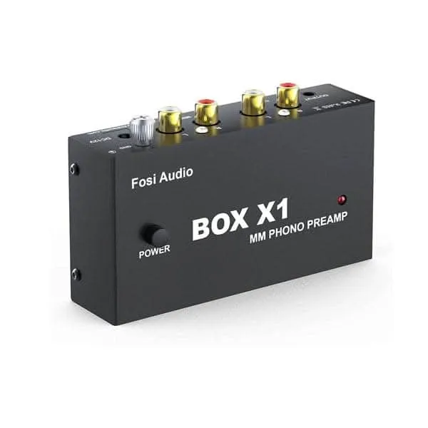 Fosi Audio BOX X1 MM Turntable Phono Preamp 官网产品图