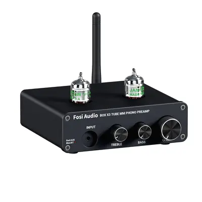 Fosi Audio Box X3 Bluetooth Vacuum Tube Phono Preamp 官网产品图