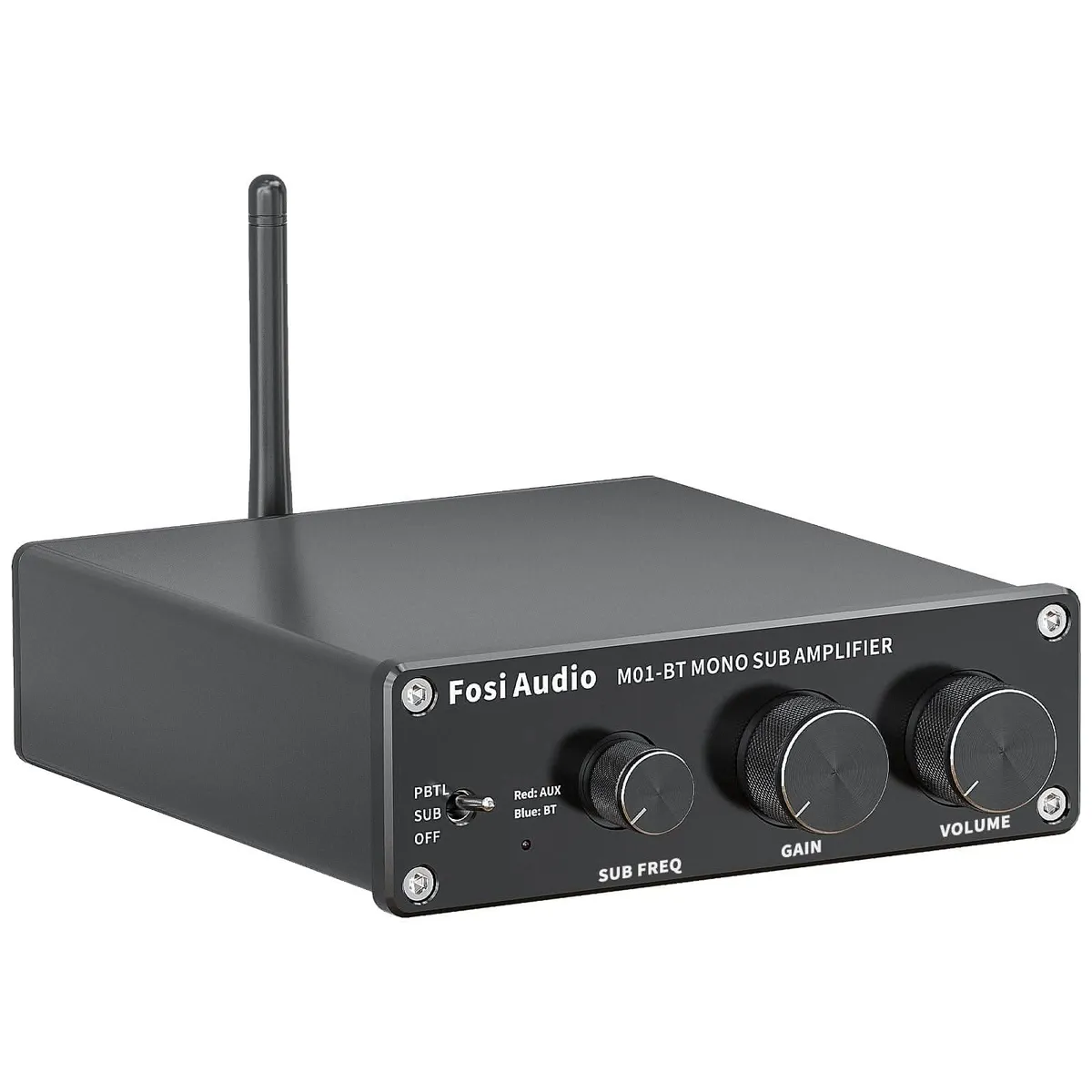 Fosi Audio M01-BT Bluetooth Subwoofer Mono Amp 官网产品图