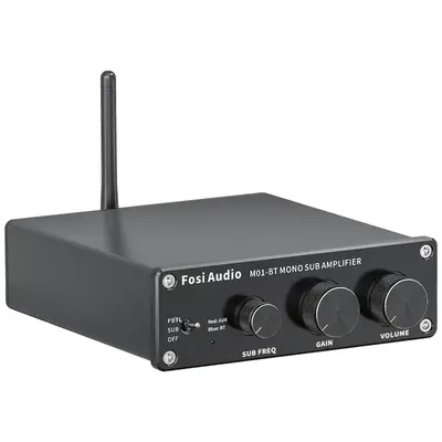 Fosi Audio M01-BT Bluetooth Subwoofer Mono Amp 官网产品图