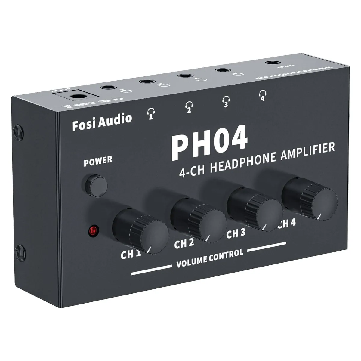 Fosi Audio PH04 4 Channel Headphone Amplifier 官网产品图