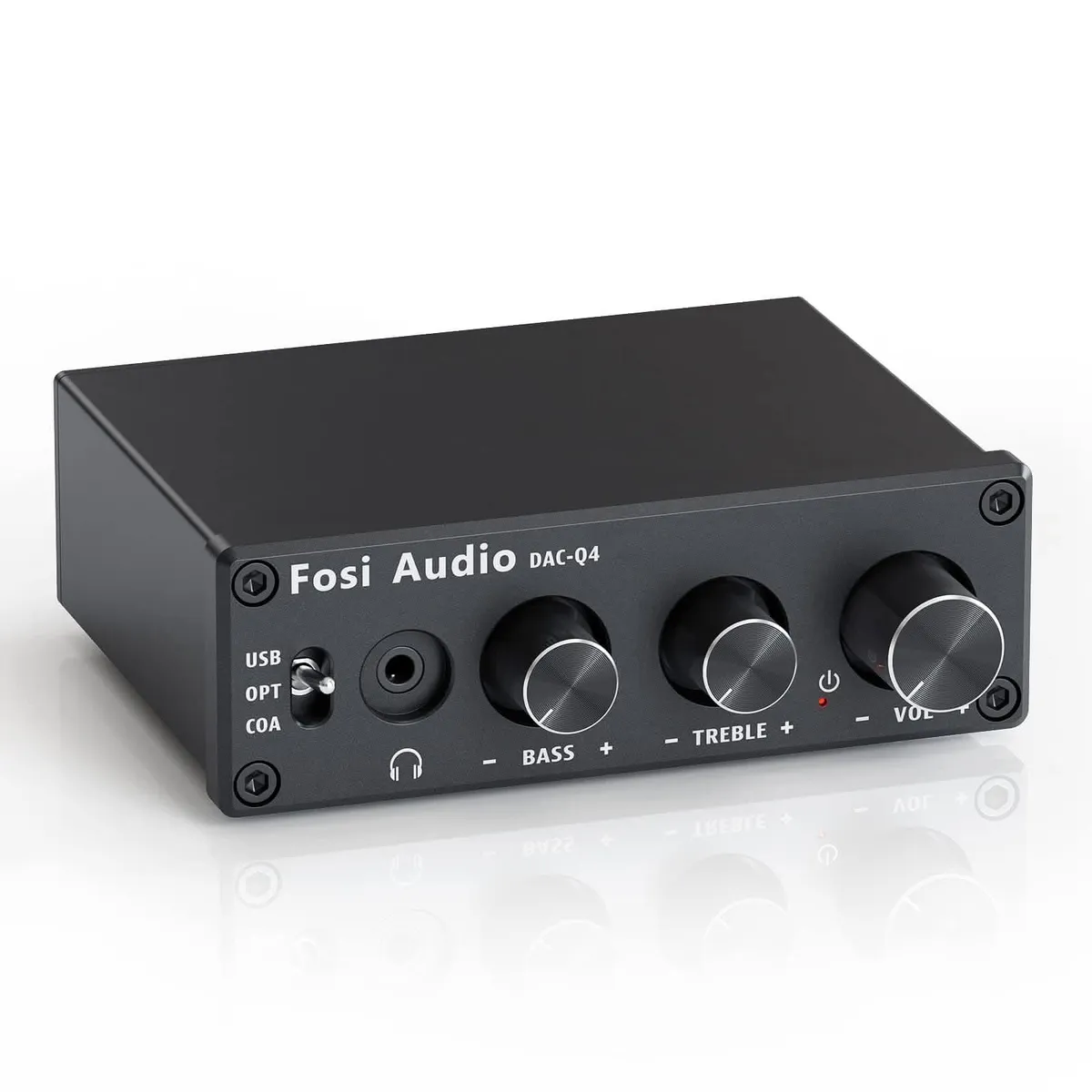 Fosi Audio Q4 Desktop DAC Headphone Amplifier 官网产品图