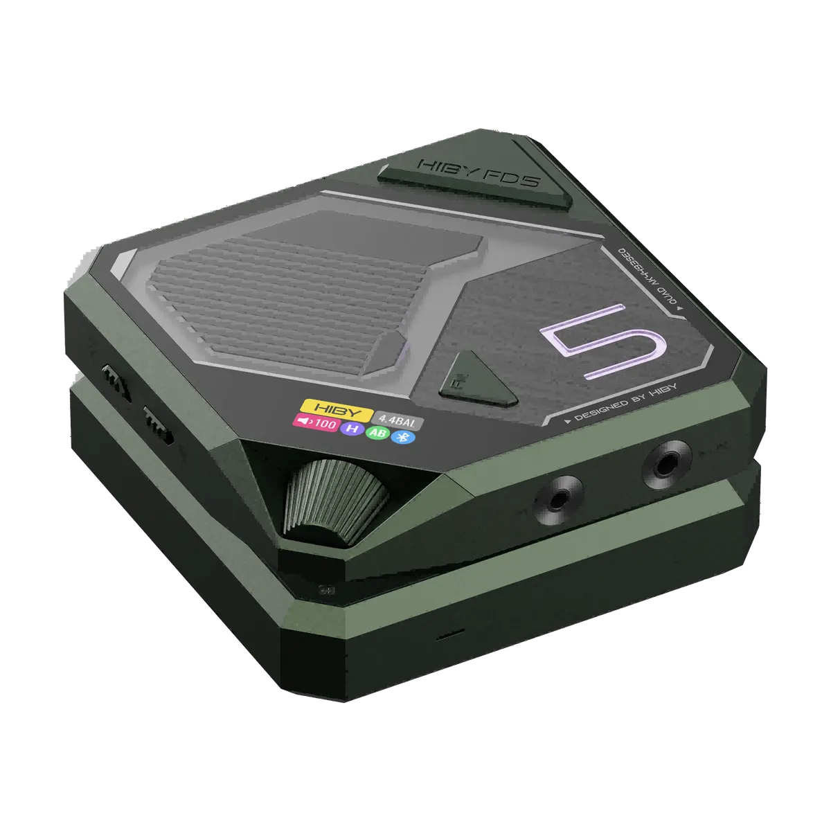 HiBy FD5 ——Cyberpunk desktop HiFi 官网产品图