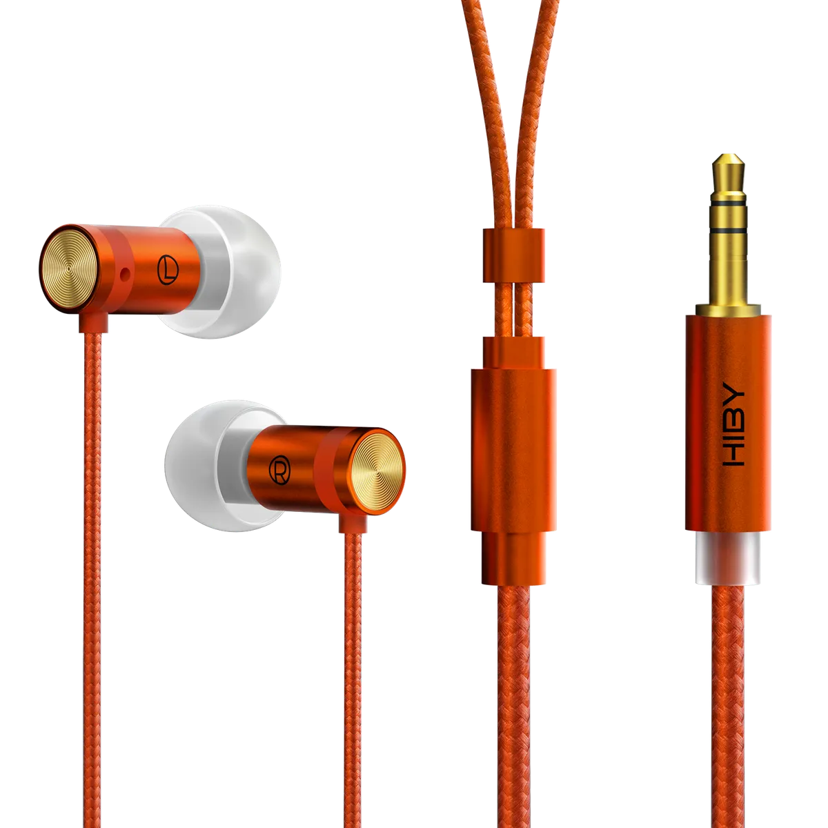 HiBy Yves 6mm Micro-dynamic Ti-plated HiFi Earphones 官网产品图