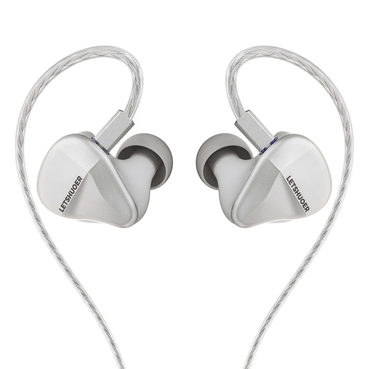LETSHUOER Cadenza4 IEM DD BA Hybrid Drivers in-ear monitor Hifi earphones 官网产品图