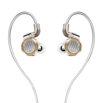 LETSHUOER DX1 11mm Single Dynamic Driver in Ear Monitor HiFi IEM earphones Gaming Earbuds 官网产品图
