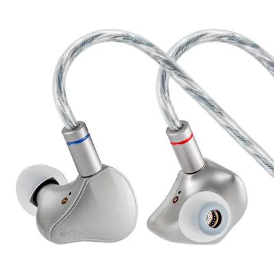 NICEHCK Himalaya In Ear Monitors: 10mm Dual Magnetic Dual Layer CNT Dynamic IEM, HiFi Wired Earbuds, Titanium Alloy Headphones 3-in-1 Plug, 2Pin Detachable Cable Headset 官网产品图