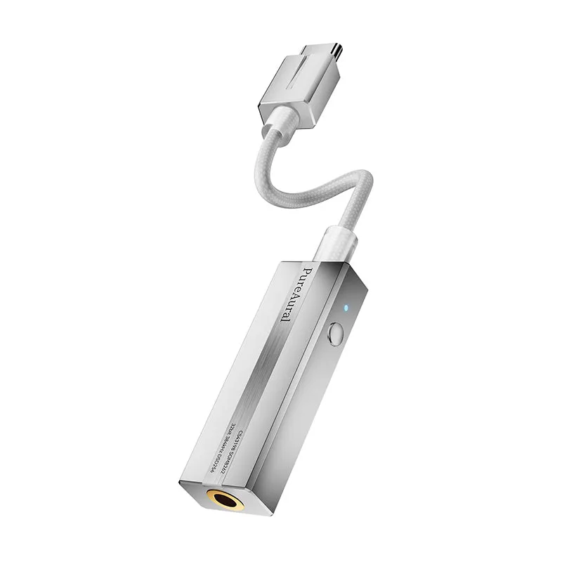 NICEHCK PureAural HiFi Gaming DAC Amp, CS43198 SGM8262, Game Sound Presets, Enhanced Footstep Audio, Type-C to 3.5mm 官网产品图