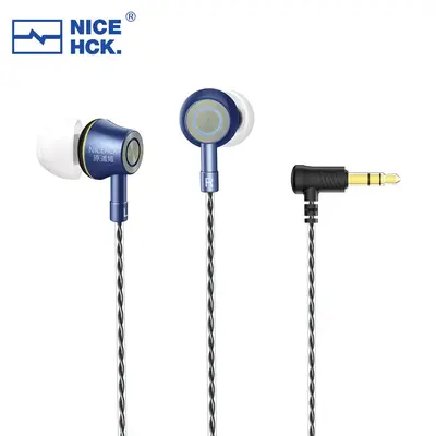 NICEHCK YD520 3.5mm HiFi Wired Earbuds IEM In Ear10mm PET Dynamic Driver Music In Ear Earphone Balanced Vocal Headset HD Microphone IEM 官网产品图